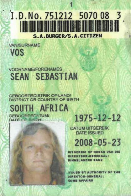 Certificate: Identity Document